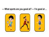 小學(xué)英語新人教精通版四年級(jí)上冊(cè)Unit 1 Sports Lesson 2教學(xué)課件（2025秋）