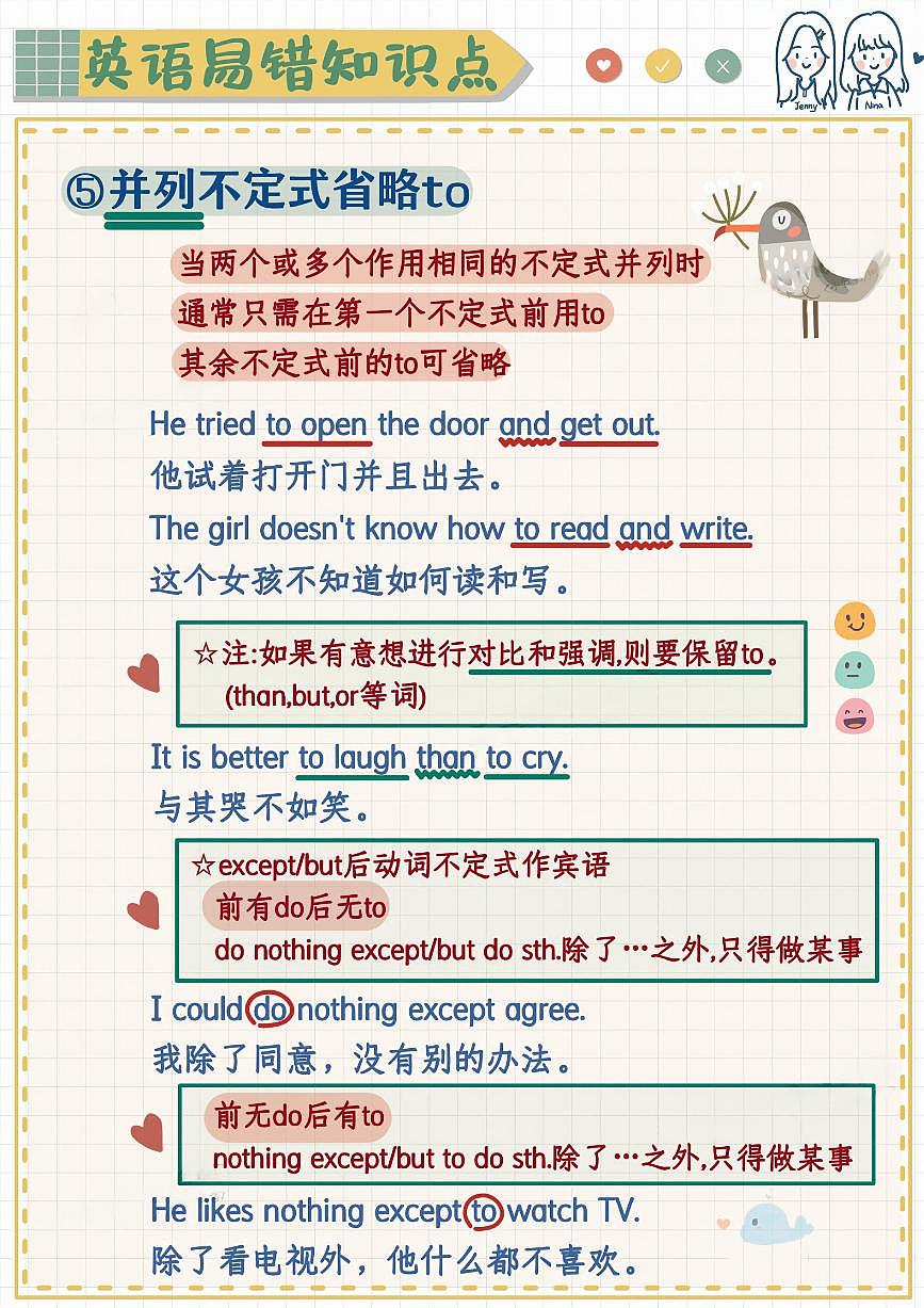 小升初英语易错题专项训练-省略to的动词不定式（含答案解析）第3页