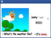 外研版（三起）（2024）英語四年級上冊 Unit 3 What's the weather like 第1課時(shí) Start up（課件+素材）