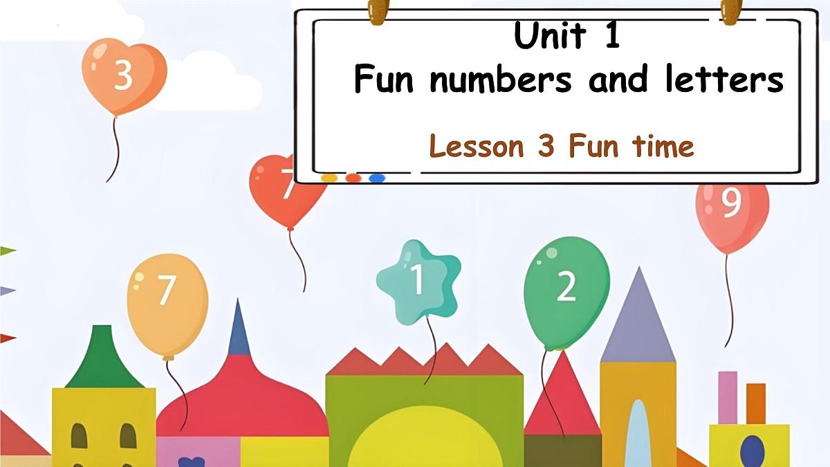 人教版2024二年级上册英语Unit 1 Fun numbers and letters Lesson 3 课件第2页
