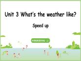 Unit 3 What's the weather like第2課時(shí) Speed up（課件）2025-2026學(xué)年外研版（三起）2024四年級英語上冊