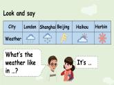 2025-2026學(xué)年外研版（三起）2024英語四年級上冊Unit3 What's the weather like第4課時(shí) Hit it big&Wrap up&Let's explore（課件）