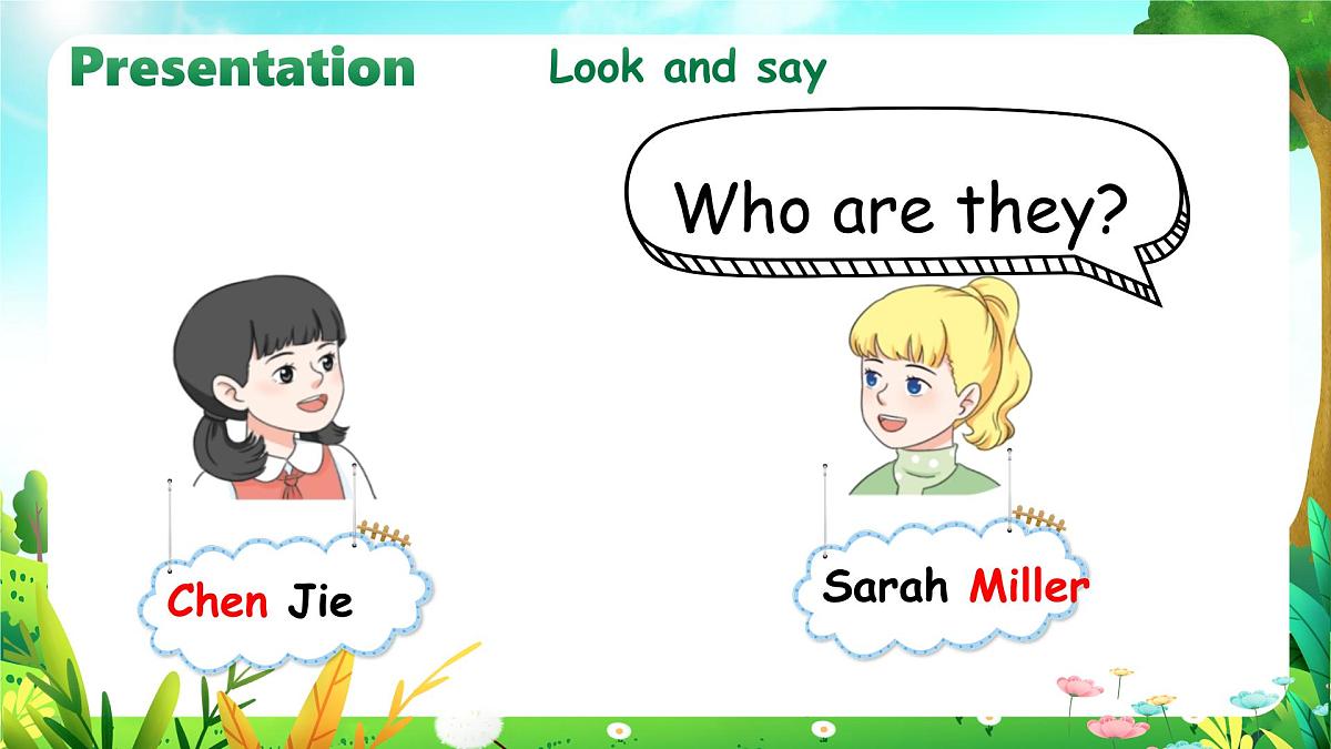 Unit1 第4课时 Part B Let's talk&Look and match（教学课件）第8页