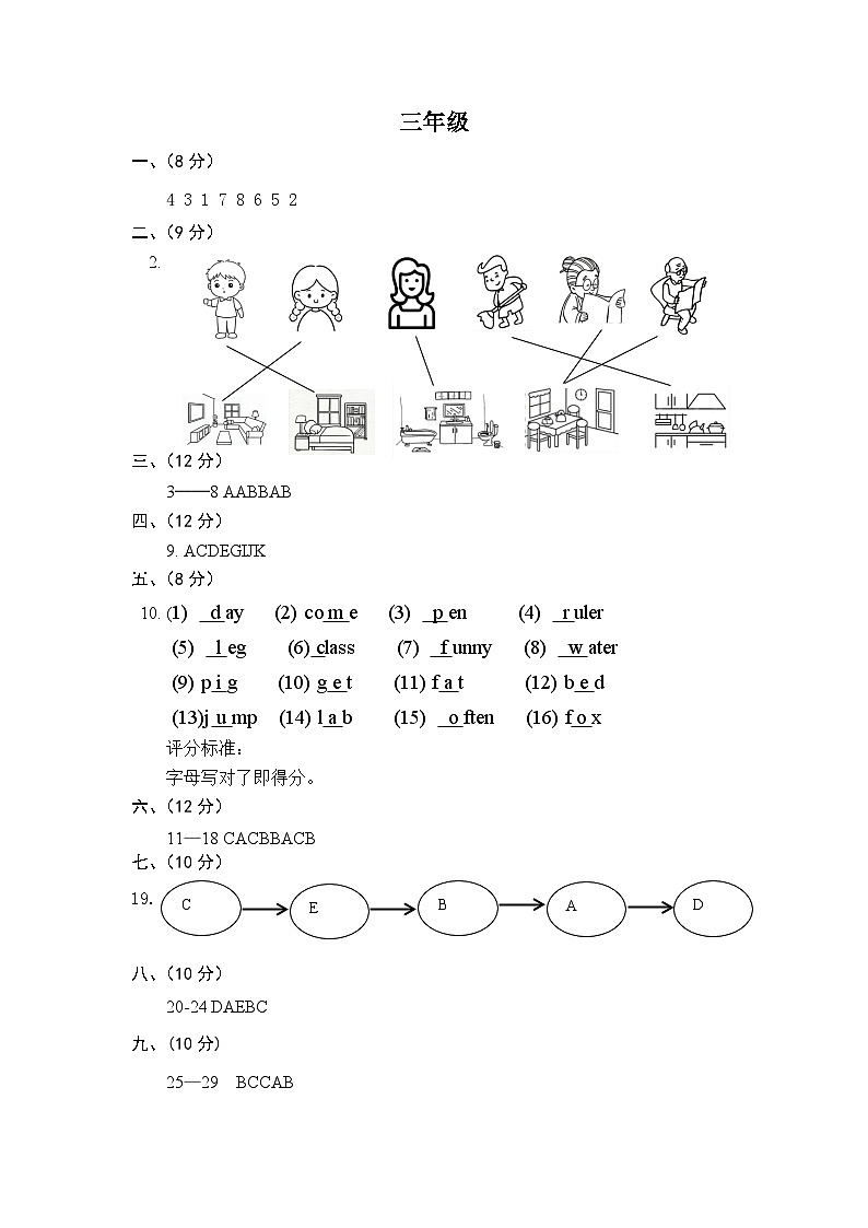 三英答案第1页