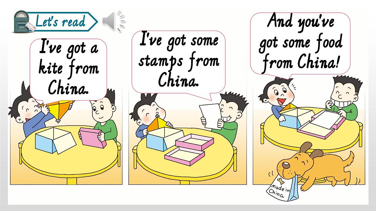 Module 6 Unit 2 I’ve got a stamp from China.课件第8页