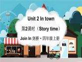 Unit 2 In town第2課時（Story time）（課件）2025-2026學(xué)年 外研版Join In劍橋四年級英語上冊