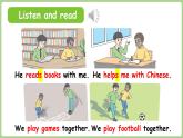 2025-2026學(xué)年度人教版PEP英語(yǔ)四年級(jí)上冊(cè)Unit 2  My friends Part B 第5課時(shí) 課件