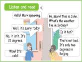 Unit 5 The weather and us Part A 第1課時 Let's talk（課件）2025-2026學年人教版四年級英語上冊