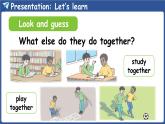 新人教版PEP（2024）英語(yǔ)四年級(jí)上冊(cè)U nit 2 My friends Part B 第5課時(shí) Let's learn & Look, choose and say（課件+素材）
