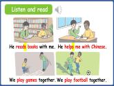 新人教版PEP（2024）英語(yǔ)四年級(jí)上冊(cè)U nit 2 My friends Part B 第5課時(shí) Let's learn & Look, choose and say（課件+素材）