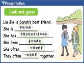 新人教版PEP（2024）英語(yǔ)四年級(jí)上冊(cè)U nit 2 My friends Part B 第6課時(shí) Read and write（課件+素材）