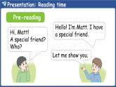 新人教版PEP（2024）英語四年級上冊U nit 2 My friends Part C 第8課時(shí) Reading time（課件+素材）