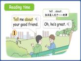新人教版PEP（2024）英語四年級上冊U nit 2 My friends Part C 第8課時(shí) Reading time（課件+素材）
