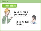 2025-2026學年度人教PEP英語四年級上冊Unit 4 Helping in the community Part B 第4課時課件