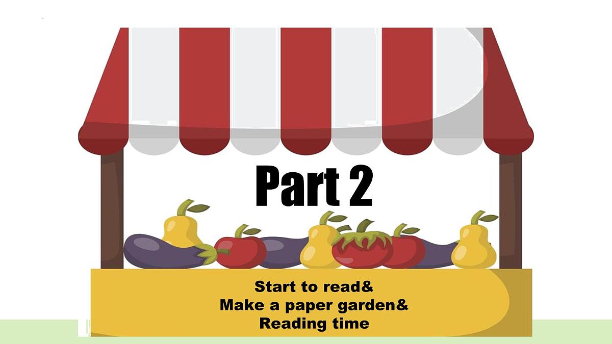 Unit4 第6课时 Part B Start to read& Part C make a paper garden（教学课件）第6页