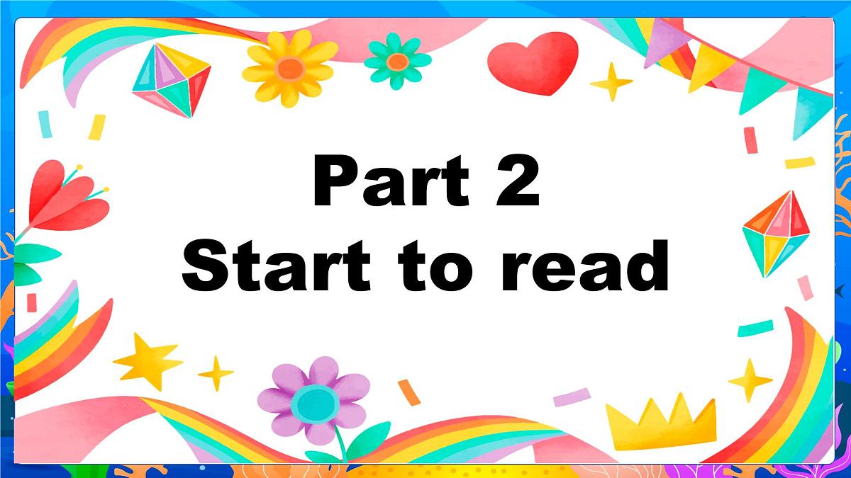 Unit5 第6课时(教学课件)Part B Start to read&Part C Make a colour flip book第6页