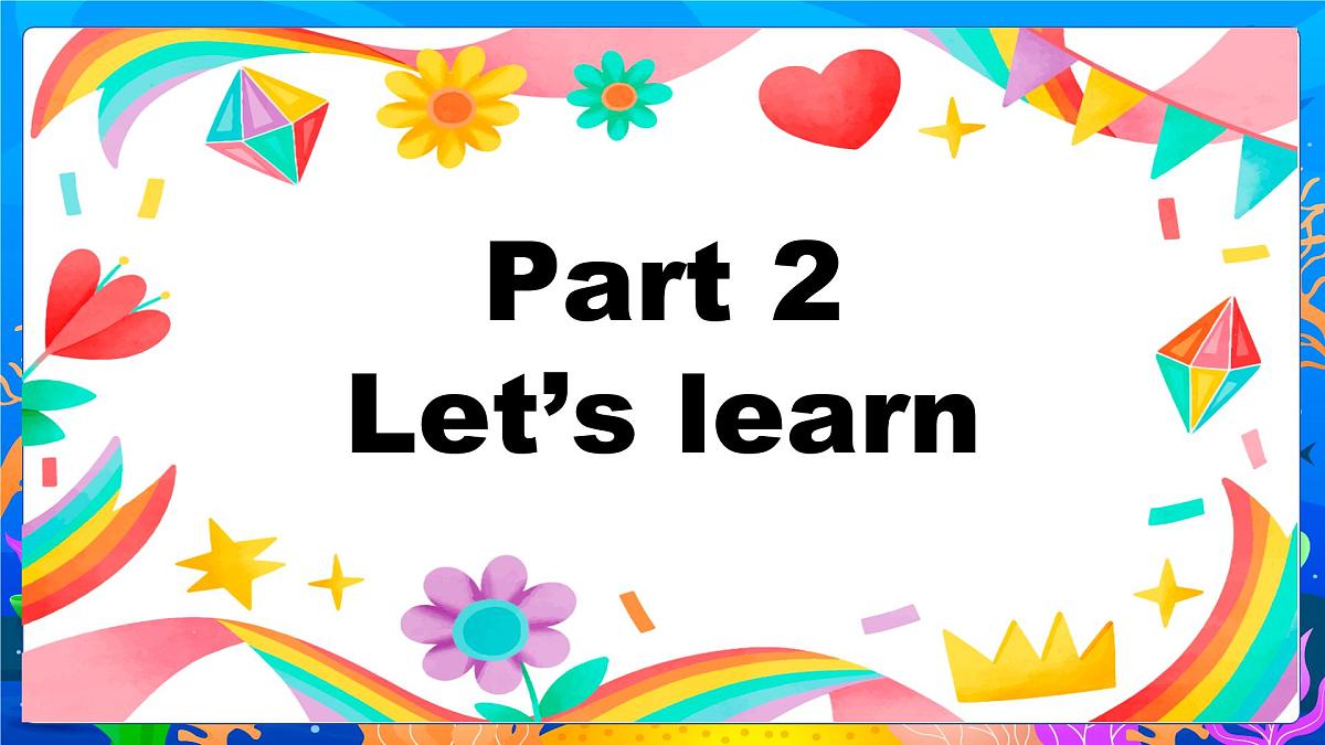 Unit 5 第2课时(教学课件)Part A Let's learn&Listen and chant第6页