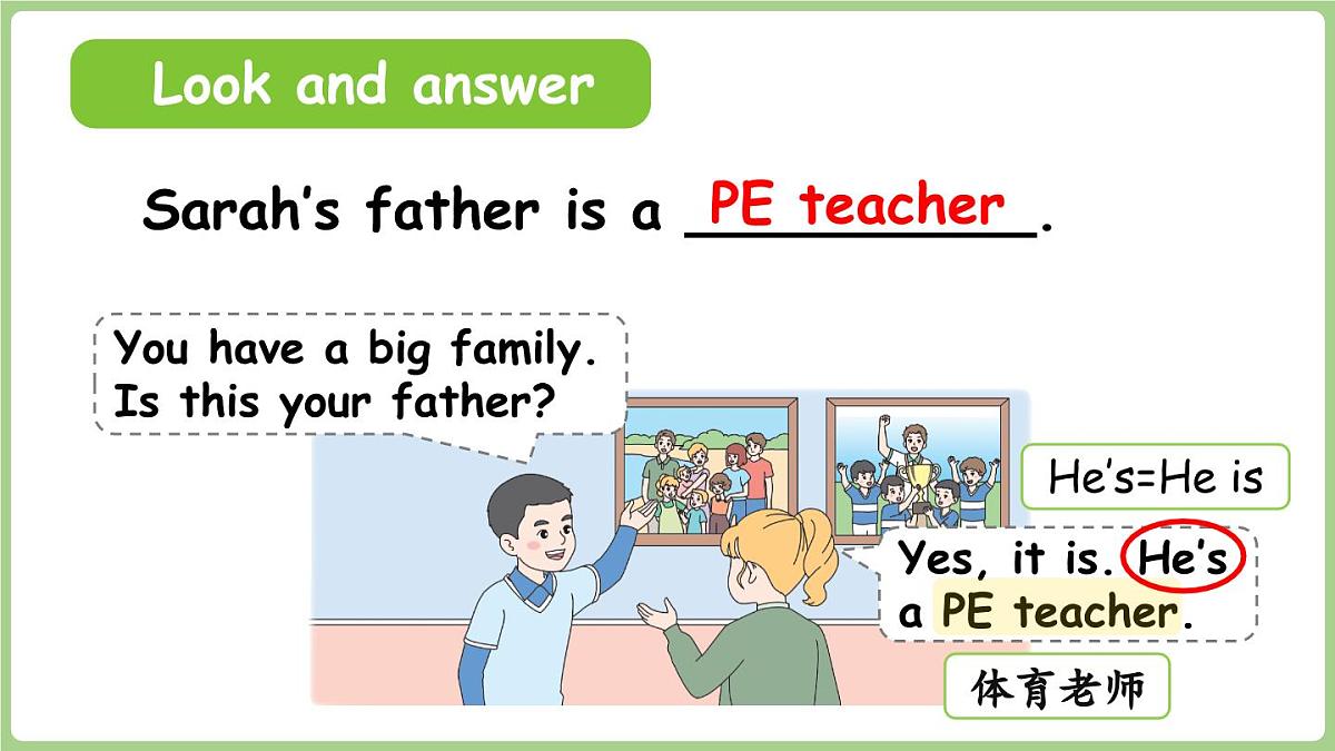 新人教四（上）Unit 1 Part A 第1课时 Let's talk & Draw and say第8页