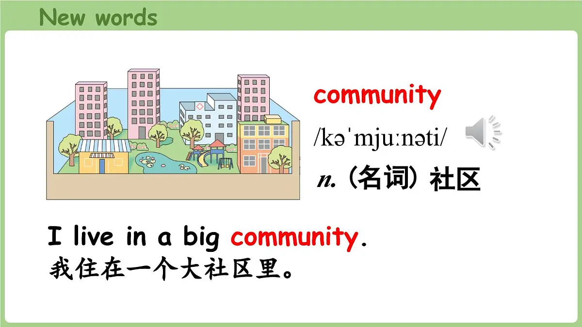 2025-2026学年度人教版PEP英语四年级上册Unit 3 Places we live in Part A 第1课时 课件第4页