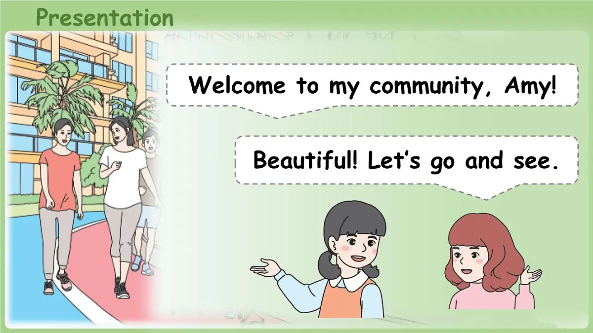 2025-2026学年度人教版PEP英语四年级上册Unit 3 Places we live in Part A 第1课时 课件第5页