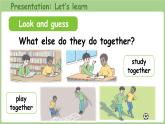 Unit 2 My friends Part B 第5課時(shí) Let's learn （課件）2025-2026學(xué)年人教版PEP四年級(jí)英語(yǔ)上冊(cè)