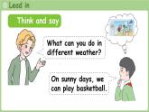 Unit 5 The weather and us Part B 第5課時 Let's learn（課件）2025-2026學年人教版四年級英語上冊