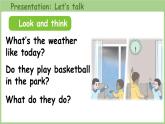 Unit 5 The weather and us Part B 第4課時 Let's tal（課件）2025-2026學年人教版PEP四年級英語上冊