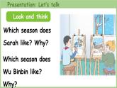 Unit 6 Changing for the seasons Part B 第4課時(shí) Let's talk&Act and guess（課件）2025-2026學(xué)年人教版PEP四年級(jí)英語上冊(cè)