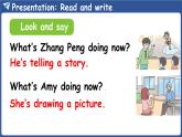 新人教版PEP（2024）英語四年級上冊 Unit 4 Helping in the community Part B 第6課時 Read and write（課件+素材）