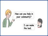 新人教版PEP（2024）英語四年級上冊 Unit 4 Helping in the community Part B 第4課時 Let's talk&Look and say（課件+素材）