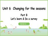 Unit 6 Changing for the seasons Part B 第5課時(shí) Let's learn&Do a survey（課件）2025-2026學(xué)年人教版四年級(jí)英語上冊(cè)