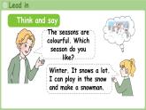 Unit 6 Changing for the seasons Part B 第5課時(shí) Let's learn&Do a survey（課件）2025-2026學(xué)年人教版四年級(jí)英語上冊(cè)