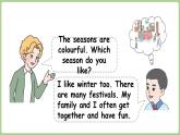 Unit 6 Changing for the seasons Part B 第5課時(shí) Let's learn&Do a survey（課件）2025-2026學(xué)年人教版四年級(jí)英語上冊(cè)