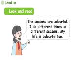 Unit 6 Changing for the seasons Part B 第6課時(shí) Read and write（課件）2025-2026學(xué)年人教版四年級(jí)英語上冊(cè)
