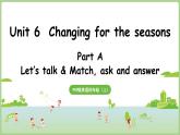 Unit 6 Changing for the seasons Part A 第1課時(shí) Let's talk（課件）2025-2026學(xué)年人教版PEP四年級(jí)英語上冊(cè)