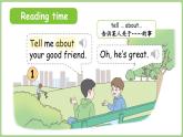 Unit 2 My friends Part C 第8課時(shí) Reading time（課件）2025-2026學(xué)年人教版PEP四年級英語上冊