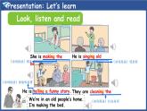 新人教版PEP（2024）英語四年級上冊 Unit 4 Helping in the community Part B 第5課時 Let's learn&Make fun sentences（課件+素材）