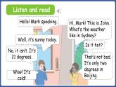 新人教版PEP（2024）英語(yǔ)四年級(jí)上冊(cè) Unit 5 The weather and us Part A 第1課時(shí) Let's talk&Look and say（課件+素材）