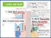 新人教版PEP（2024）英語(yǔ)四年級(jí)上冊(cè) Unit 5 The weather and us Part A 第1課時(shí) Let's talk&Look and say（課件+素材）