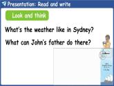 新人教版PEP（2024）英語四年級上冊 Unit 5 The weather and us Part B 第6課時 Read and write（課件+素材）