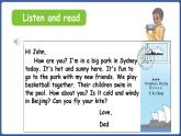 新人教版PEP（2024）英語四年級上冊 Unit 5 The weather and us Part B 第6課時 Read and write（課件+素材）