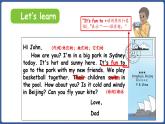 新人教版PEP（2024）英語四年級上冊 Unit 5 The weather and us Part B 第6課時 Read and write（課件+素材）