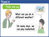 新人教版PEP（2024）英語四年級上冊 Unit 5 The weather and us Part B 第5課時 Let's learn&Play a wheel game（課件+素材）