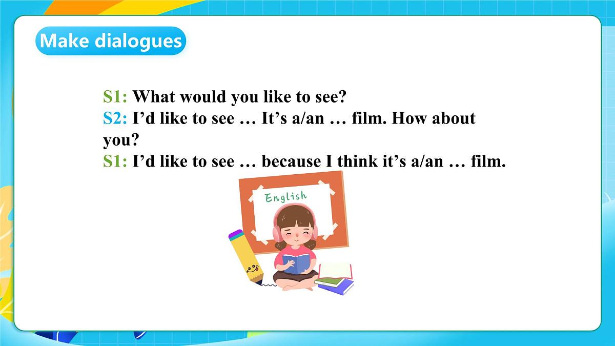 沪教牛津版（六三制一起）英语六上 Module 3 Unit 7《Seeing a film》第1课时 课件第6页