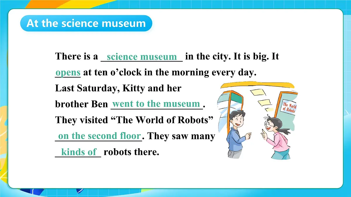 沪教牛津版（六三制一起）英语六上 Module 3 Unit 8《Visiting museums》第3课时 课件第2页