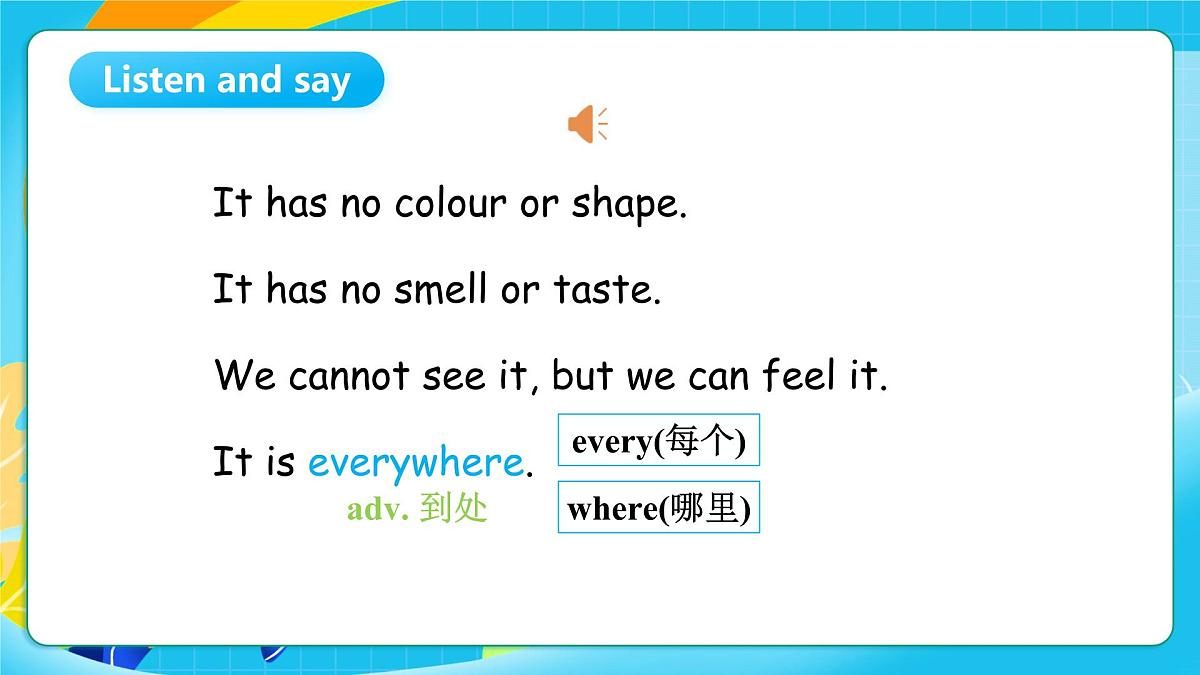 沪教牛津版（六三制一起）英语六上 Module 4 Unit 10《Air》第1课时 课件第7页