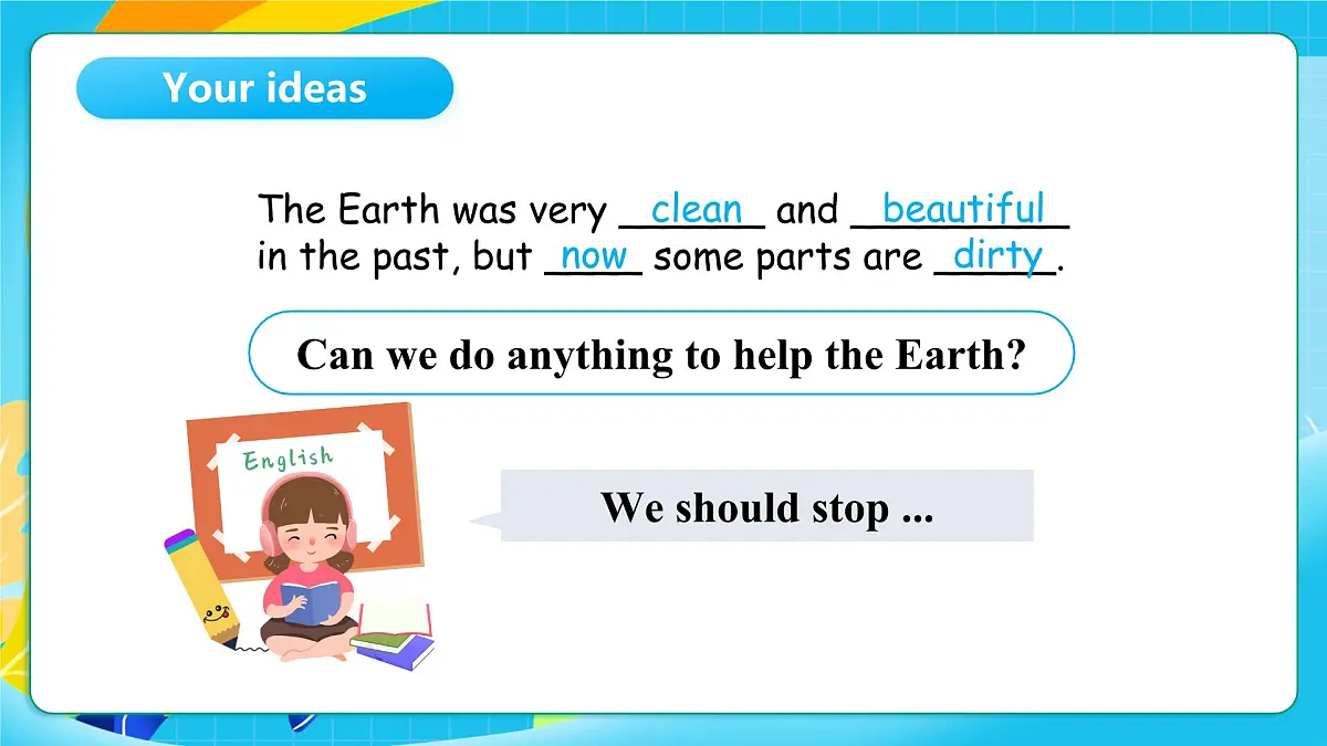 沪教牛津版（六三制一起）英语六上 Module 4 Unit 12《The Earth》第2课时 课件第4页