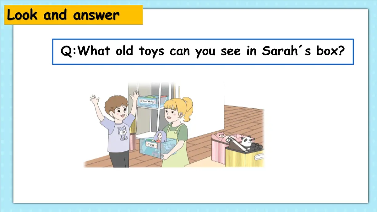 Unit 5 Old toys Part A Let's talk & let's learn 课件 2025-2026学年人教PEP版英语三年级下册第6页