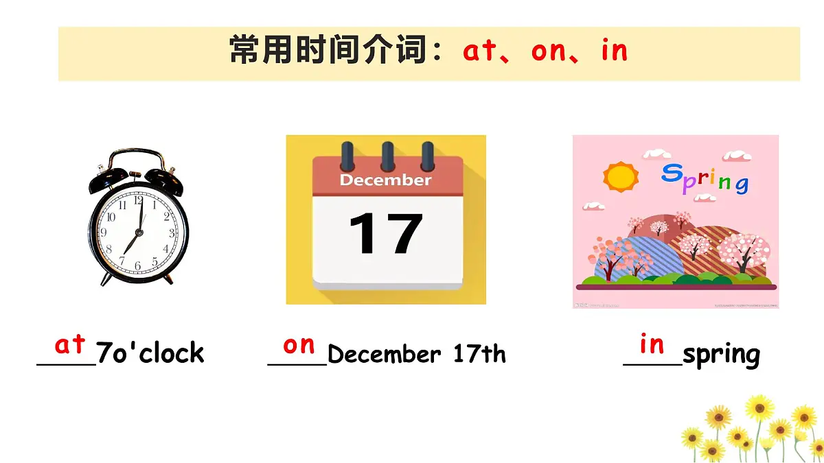 2025届小学六年级小升初英语语法总复习课件-介词第4页