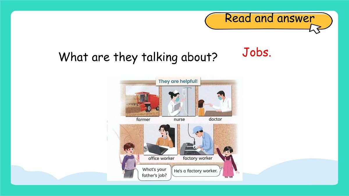 人教版PEP英语四年级上册Unit1 Helping at home A Let's learn & match and say 课件第4页